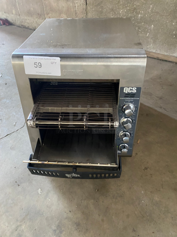 Star Commercial Countertop Conveyor Toaster Oven! All Stainless Steel! On Small Legs! Model: QCS280C 208V 60HZ 1 Phase - Image 1 of 8