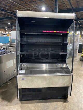 Amazing! FEDERAL Refrigerated Open Grab-N-Go Display Case Merchandiser! Model RSSM478SC-3 Serial 09090356630! 120/208/230V 1 Phase!
