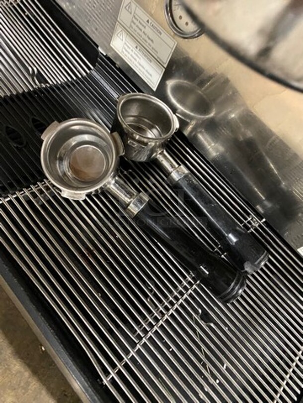 WOW! LATE MODEL! Dunkin Donuts Edition! Schaerer Commercial Countertop 2 Group Espresso Machine! With Steam Lines! Stainless Steel! On Small Legs! - Image 10 of 12