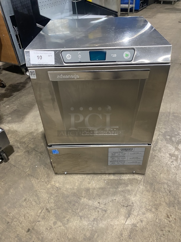 NICE! HOBART Stainless Steel Commercial Undercounter Dishwasher! MODEL LXER 120/208-240V/ 1 Phase - Image 1 of 9