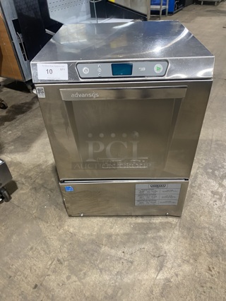 NICE! HOBART Stainless Steel Commercial Undercounter Dishwasher! MODEL LXER 120/208-240V/ 1 Phase