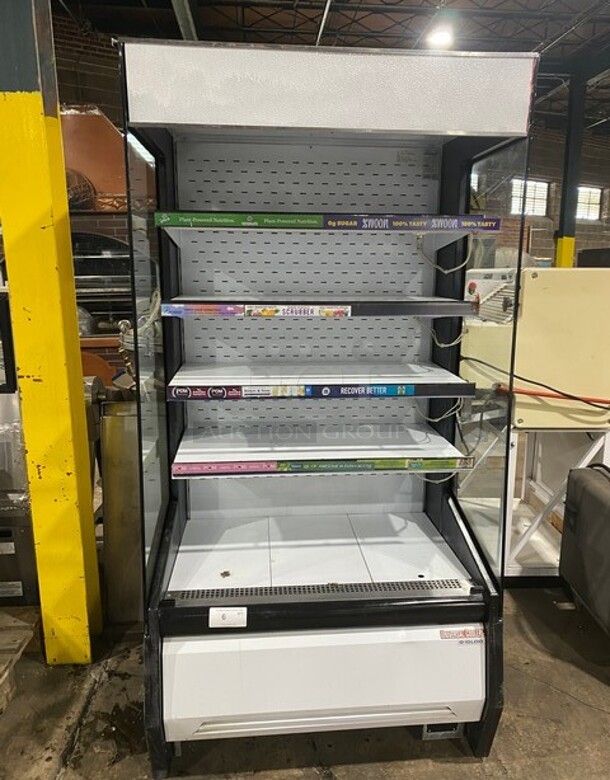 Universal Coolers Commercial Refrigerated Grab-N-Go Open Case Merchandiser! SN: NS139194 115V  - Image 1 of 7