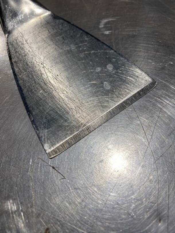 ALL ONE MONEY! Rolled Ice Cream Scraper! All Stainless Steel! - Image 4 of 5