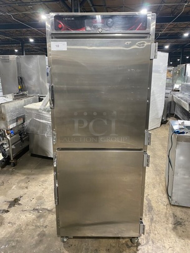 Cres Cor Commercial Electric Powered Split Door Roast-N-Hold Oven! All Stainless Steel! On Casters! Model: RO151FUA12DE4803Z SN: IBIJ0005120843 480V 60HZ 3 Phase - Image 1 of 10