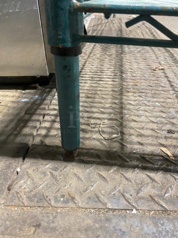 Nexel 5 Tier Shelf! On Legs! BUYER MUST DISMANTLE! PCI CANNOT DISMANTLE FOR SHIPPING! PLEASE CONSIDER FREIGHT CHARGES! - Image 7 of 8