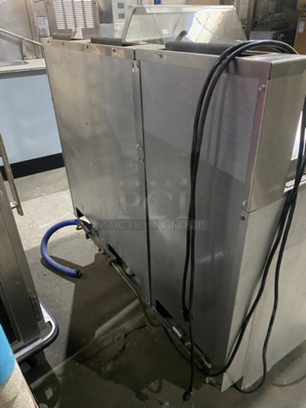 WOW! Pitco Commercial Natural Gas Powered 3 Bay Pasta Cooker! With Backsplash! All Stainless Steel! On Casters! Model: SRTG SN: G16AD007609 115V 60HZ - Image 4 of 12