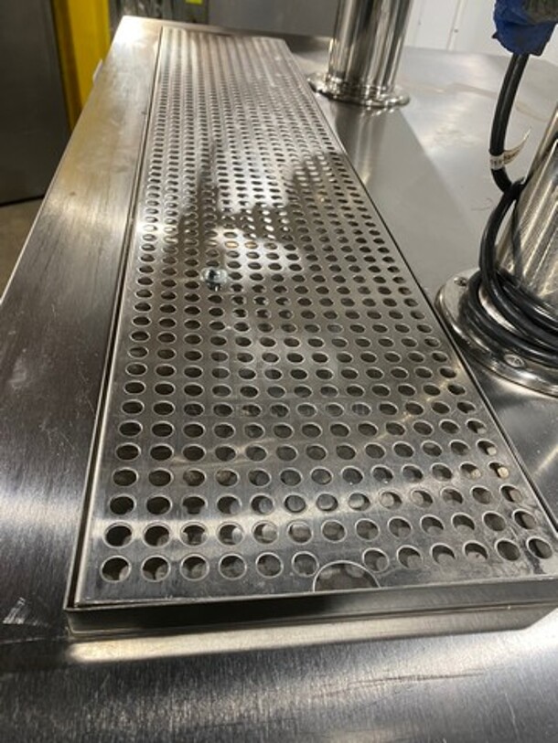 AMAZING! Beverage Air Commercial Refrigerated 10 Tap Cold Brew Coffee Kegerator! With 2 Door Storage Space Underneath! Model: WTR67AHCMMB SN: 13406139 115V 60HZ 1 Phase - Image 11 of 12