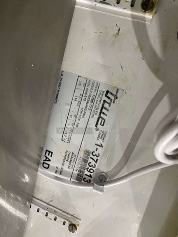 True Commercial Refrigerated Deli/Bakery Display Case! With Slanted Front Glass! With Sliding Glass Rear Access Doors! All Stainless Steel! Model: TDBD722 SN: 13739133 115V 60HZ 1 Phase - Image 6 of 9