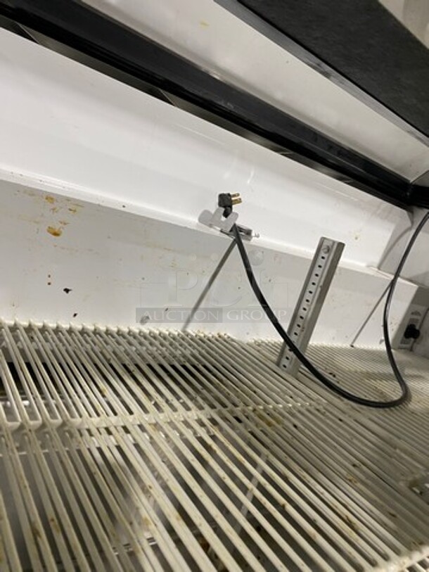 FAB! LATE MODEL! 2014 True Commercial Refrigerated Sandwich Prep Table! With Commercial Cutting Board! With 2 Door Underneath Storage Space! Poly Coated Racks! All Stainless Steel! On Casters! WORKING WHEN REMOVED! Model: TSSU4812 SN: 8067233 115V 60HZ 1 Phase - Image 6 of 10