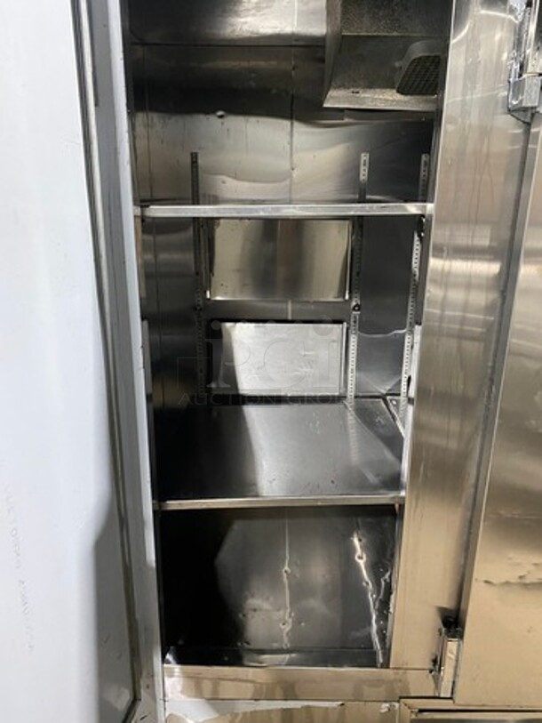 2015 Cool Tech Commercial 3 Door Reach In Cooler! All Stainless Steel! On Casters! Model: CMPH84RIF SN: W50415 120V 60HZ 1 Phase! Missing Interior Fan! - Image 5 of 12