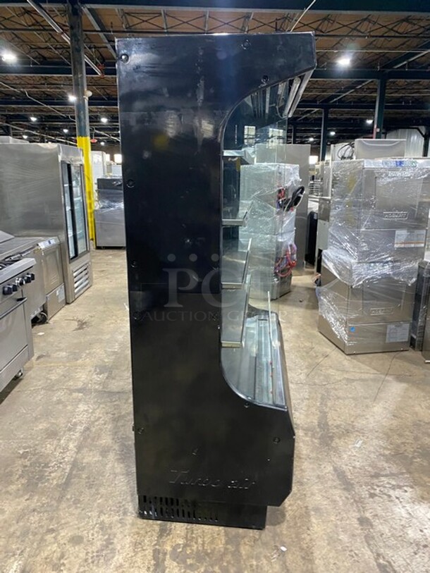 Turbo Air Commercial Refrigerated Open Grab-N-Go Case Merchandiser Display Case! With View Through Sides! All Stainless Steel! MODEL TOM50B SN TON5016Z100! 120V 1PH! - Image 2 of 7