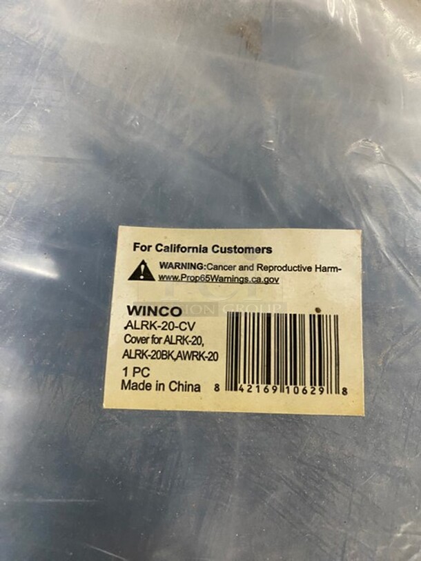NEW! Winco Rack Cover! MODEL ALRK20CV 2x Your Bid! - Image 4 of 4