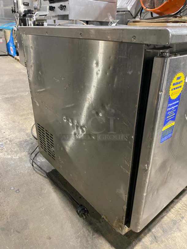 Everest Commercial 2 Door Lowboy/ Worktop Cooler! All Stainless Steel! On Casters! Model: ETBR2 SN: BTBR213020010 115V 60HZ 1 Phase - Image 4 of 8