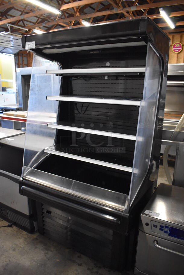 Hussmann GSVM-4072 Metal Commercial Open Grab N Go Merchandiser. 115 Volts, 1 Phase. 41x31x73. Tested and Powers On But Does Not Get Cold