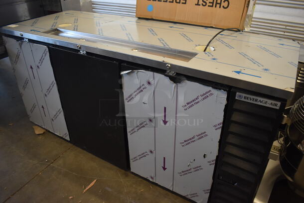 BRAND NEW! Beverage Air DD78HC-1-B-ALT-12T Stainless Steel Commercial Direct Draw Kegerator. Does Not Come w/ Beer Tower or Drip Tray. 115 Volts, 1 Phase. 79x28.5x38. Tested and Working!