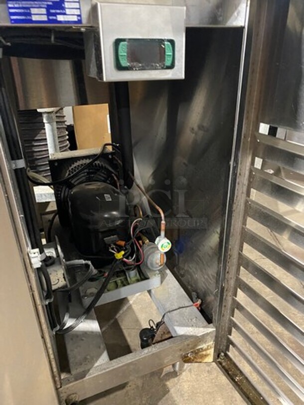 GREAT! LATE MODEL! Diamond Commercial 2 Door Refrigerated Lowboy/Worktop Cooler! With Backsplash! All Stainless Steel! On Casters! WORKING WHEN REMOVED! Model: RL3060SC SN: 1890416 115V 60HZ 1 Phase - Image 7 of 7