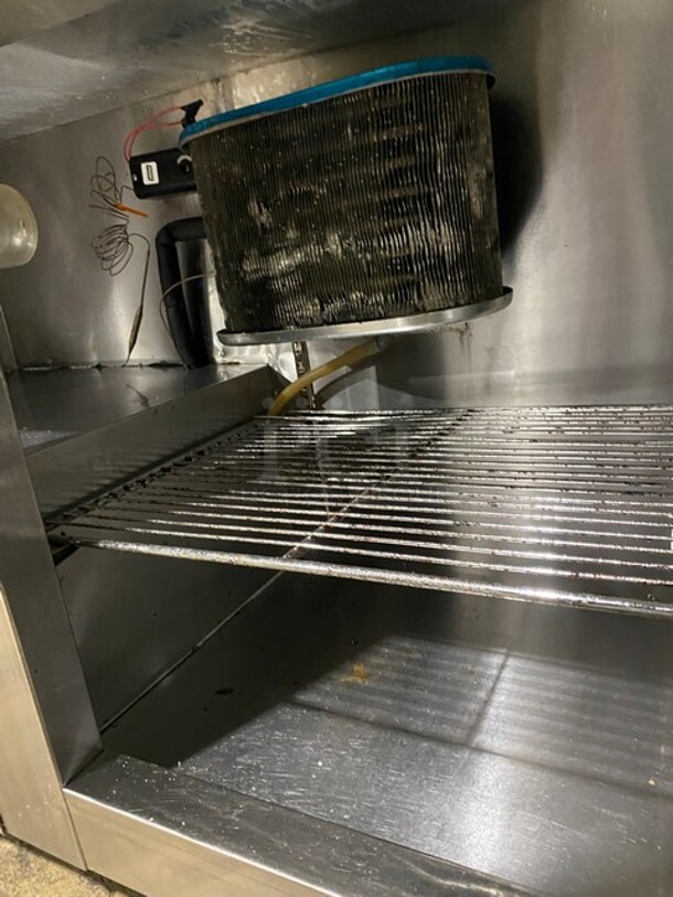 Leader Commercial 2 Door Under The Counter Worktop/Lowboy! All Stainless Steel! With Rack! Model LB48 Serial PY08M0308! 115V 1Phase! On Casters! - Image 6 of 8