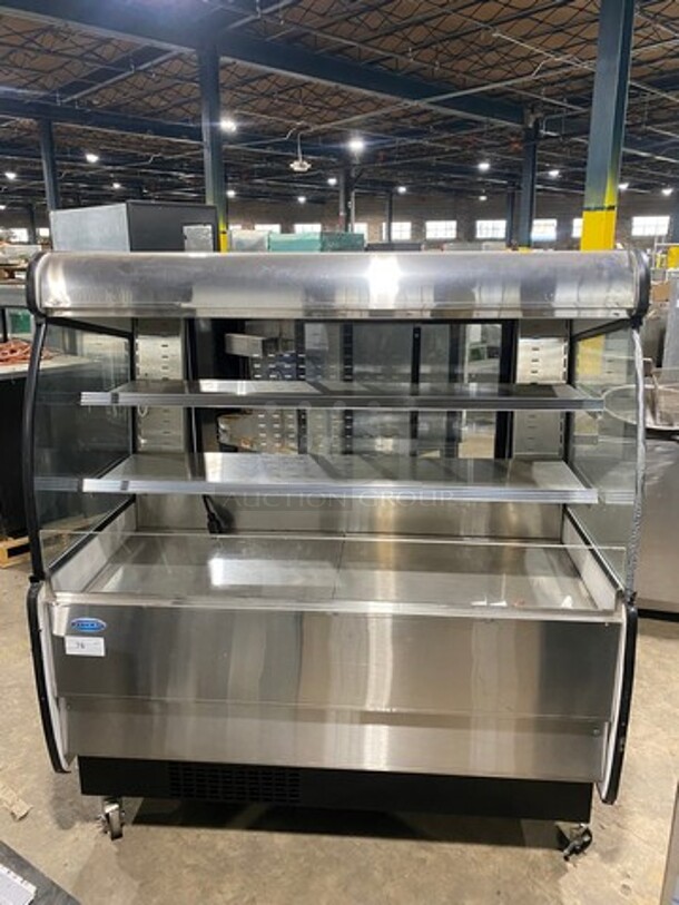 Federal Industries Commercial Refrigerated Grab-N-Go Open Case Merchandiser! With Rear Access Doors! Model: RSSM560SC5 SN: 130611769602 120/208/240V 60HZ 1 Phase - Image 1 of 7