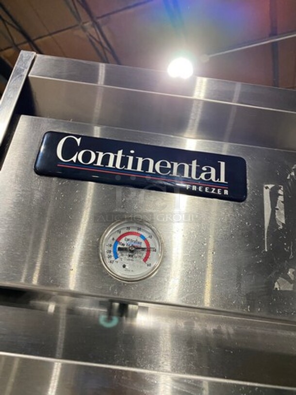 Continental Commercial Single Door Reach In Freezer! All Stainless Steel! On Casters! Model: 1FE SN: 14878381 115V 60HZ 1 Phase - Image 8 of 8