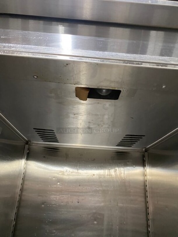 Victory Commercial Single Door Refrigerated Dough Retarder! Can Fit Roll In Rack! All Stainless Steel! On Legs! RACK NOT INCLUDED! Model: RS1DS7EW SN: B0381930 115V 60HZ 1 Phase - Image 6 of 9