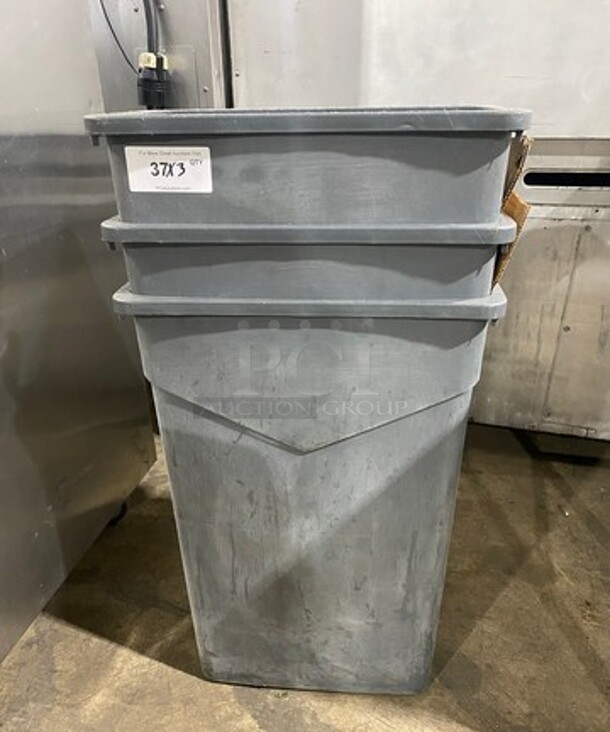 Don Poly Garbage Bins! 3x Your Bid!