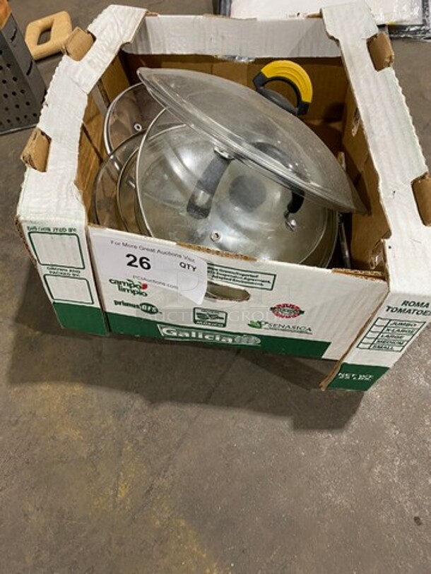 ALL ONE MONEY! Assorted Size And Style Stock Pot Lids! - Image 1 of 5