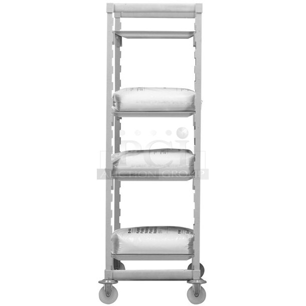 9 BRAND NEW Cambro CPHU214275V4480 Camshelving® Premium High Density Mobile Shelving Unit with 4 Solid Shelves. Stock Picture Used For Gallery Picture. 9 Times Your Bid!