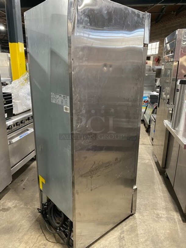 SG Single Door Reach In Freezer! With Poly Coated Racks! All Stainless Steel! Model: SD23SDSSFZ 115V! Powers On But Does Not Get Down To Temp! - Image 4 of 10