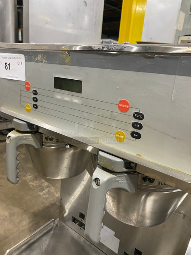 Bunn Commercial Countertop Dual Coffee Brewing Machine! All Stainless Steel! On Small Legs! Model: DUALSHDBC 120/208V 60HZ 1 Phase - Image 5 of 7