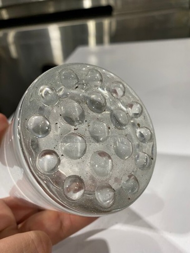 Clear Glass Drinking Glasses! Includes Poly Cup Crate! 3x Your Bid! - Image 4 of 5