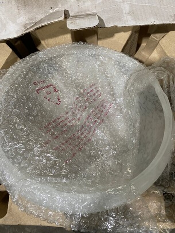 NEW! IN THE BOX! TCP 15" Round White Speckled Pattern Ceiling Mount Light Fixture! Model: 140BODY15 - Image 3 of 5