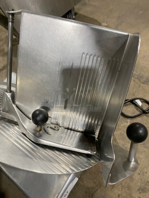 Berkel Commercial Countertop Deli/ Meat Slicer! All Stainless Steel! WORKING WHEN REMOVED! - Image 7 of 8