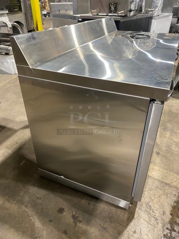 WOW! NEW! OUT OF THE BOX! Continental Commercial 2 Door Lowboy/Worktop Cooler! With Back Splash! All Stainless Steel! Model: SW60NSSBS SN: 159C9884 115V 60HZ 1 Phase - Image 2 of 10