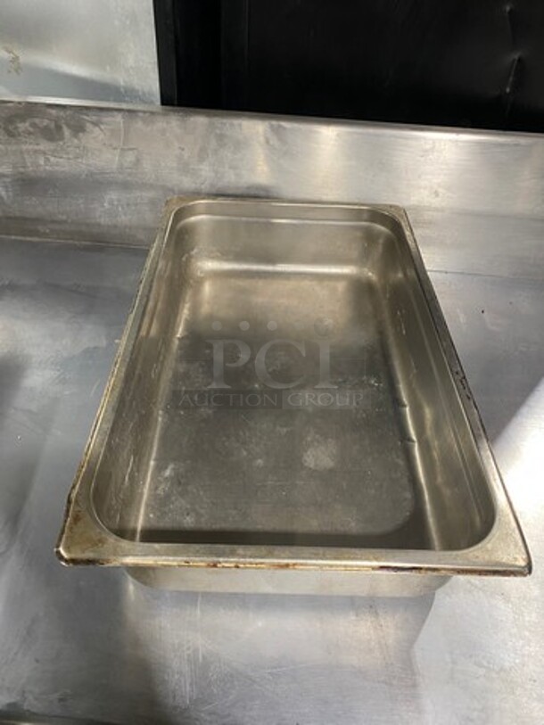 Stainless Steel Steam Table/ Prep Table Food Pan! With Single Food Pan Lid! 2x Your Bid! - Image 3 of 5
