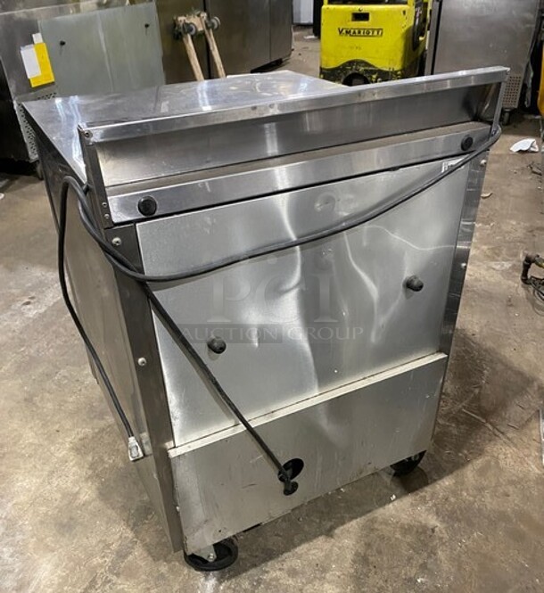 True Commercial Single Door Lowboy/Worktop Freezer! With Back Splash! All Stainless Steel! Model: TWT27F SN: 8587390 115V 60HZ 1Ph - Image 4 of 6
