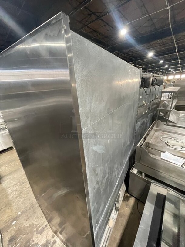 Custom Cool Commercial Refrigerated Open Grab-N-Go Case/Merchandiser! With 4 Shelves! All Stainless Steel! - Image 3 of 7