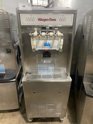 Taylor Commercial 3 Flavor Soft Serve Ice Cream Machine! All Stainless Steel! On Casters! Model: 79433 SN: J5013086 208/230V 60HZ 3 Phase