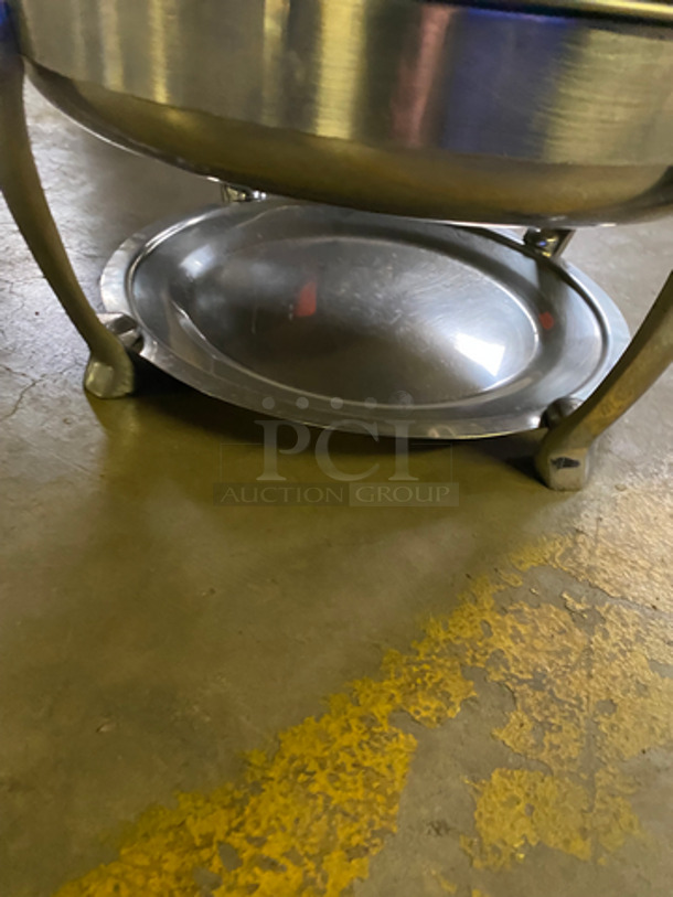 Commercial Countertop Chafing Dish! With Hinged Lid! Solid Stainless Steel! On Small Legs! - Image 5 of 5