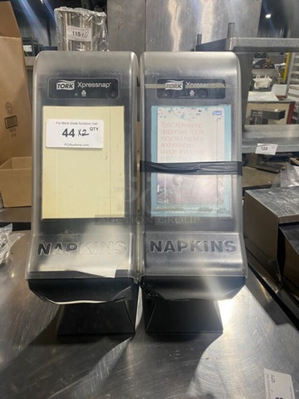 Tork Countertop Napkin Dispensers! 2x Your Bid!