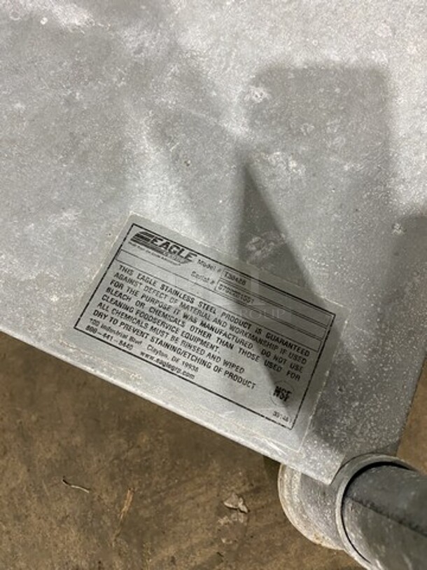 Nice! American Range Natural Gas Powered 48 Inch Flat Griddle! On Stainless Steel Equipment Stand! On Casters!  - Image 8 of 9