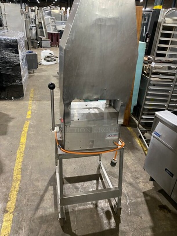 Jaccard Commercial Meat Tenderizer Machine! On Equipment Stand! All Stainless Steel! On Casters! WORKING WHEN REMOVED! Model: B93 SN: B2280 - Image 4 of 9