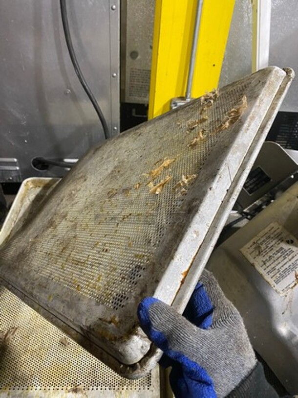 Perforated Full Size Sheet Pans! 5 X Your Bid! - Image 3 of 7