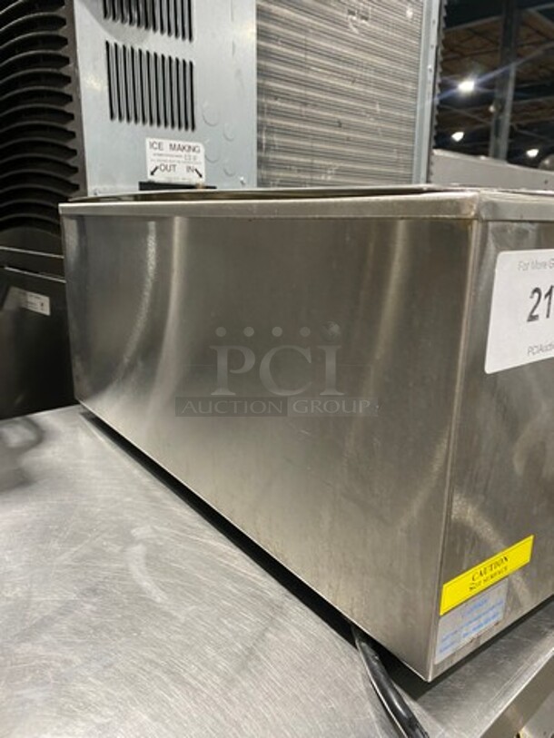 Thunder Group Commercial Countertop Single Well Food Warmer! All Stainless Steel! WORKING WHEN REMOVED! Model: SEJ80000C SN: 130461582 120V - Image 3 of 8