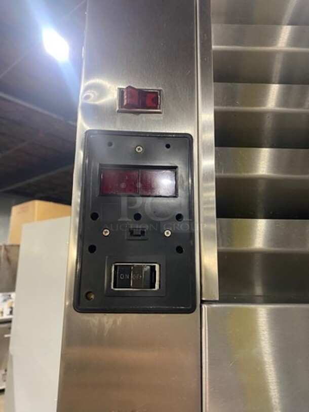 Traulsen Commercial Single Door Reach In Cooler Merchandiser! With View Through Door! Poly Coated Racks! All Stainless Steel! Model: UR30WT SN: 219617 115V 60HZ 1 Phase - Image 8 of 9