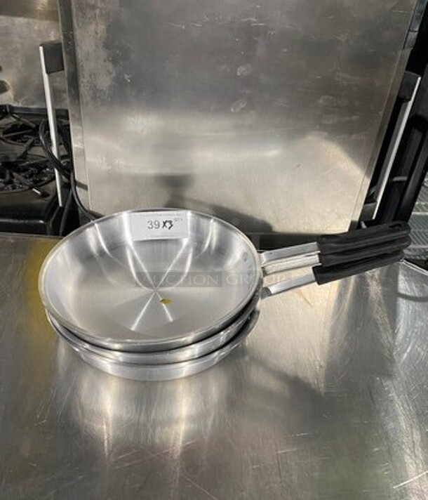 NEW! Stainless Steel Frying Pans! 3x Your Bid! - Image 1 of 7