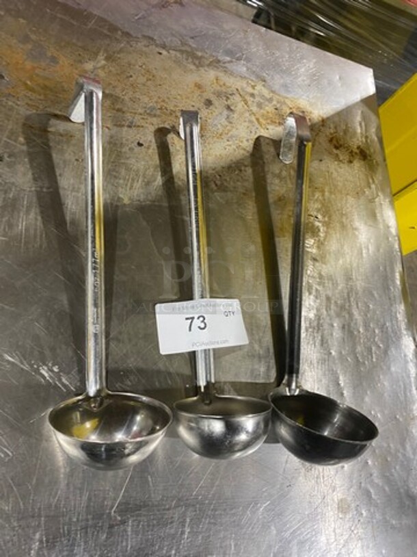 ALL ONE MONEY! Assorted Size Ladles! With Hook! Stainless Steel! - Image 4 of 4