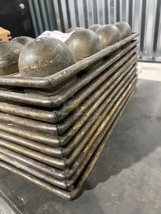 All One Money! Stainless Steel Mini Egg Shape Cake Pans! - Image 2 of 4