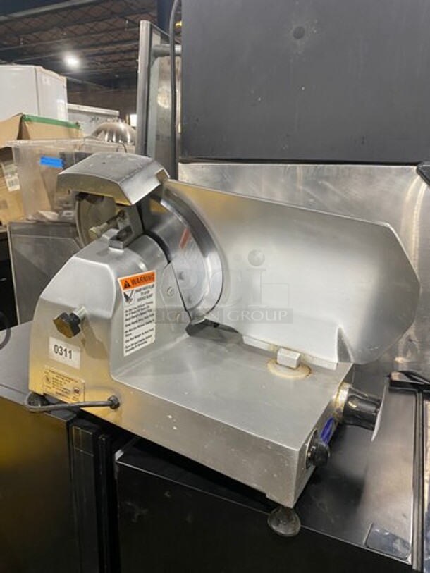Globe Commercial Countertop Deli/ Meat Slicer! All Stainless Steel! Model: GC12 SN: 134262 115V 60HZ 1 Phase - Image 3 of 8