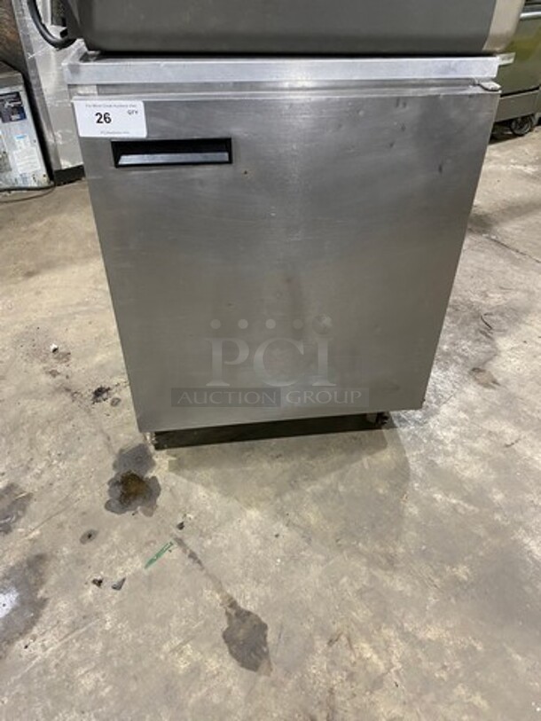 Delfield Commercial Single Door Lowboy/ Worktop Cooler! With Poly Coated Racks! All Stainless Steel! SN: 1405152002438 115V 60HZ 1 Phase - Image 1 of 7