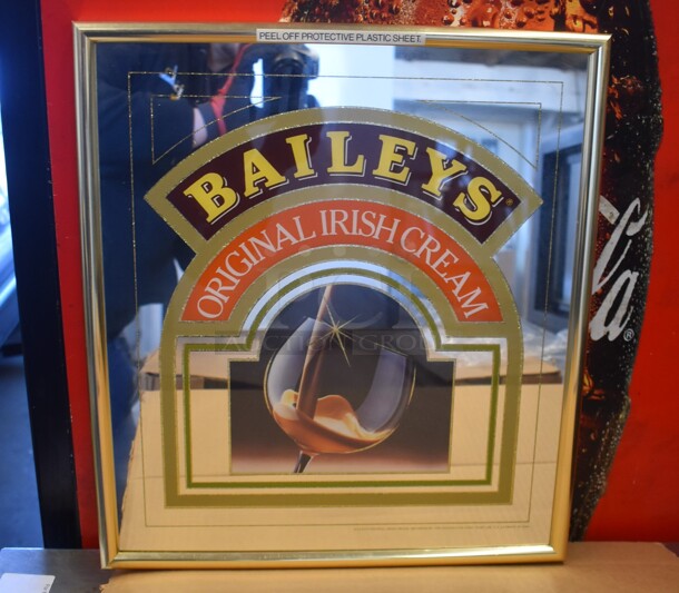 3 IN ORIGINAL BOX! Bailey's Original Irish Cream MIrrors. 3 Times Your Bid! - Image 1 of 9